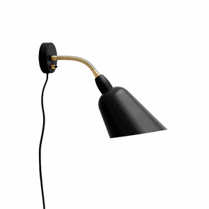 &tradition Bellevue AJ9 Wall Lamp Black & Brass