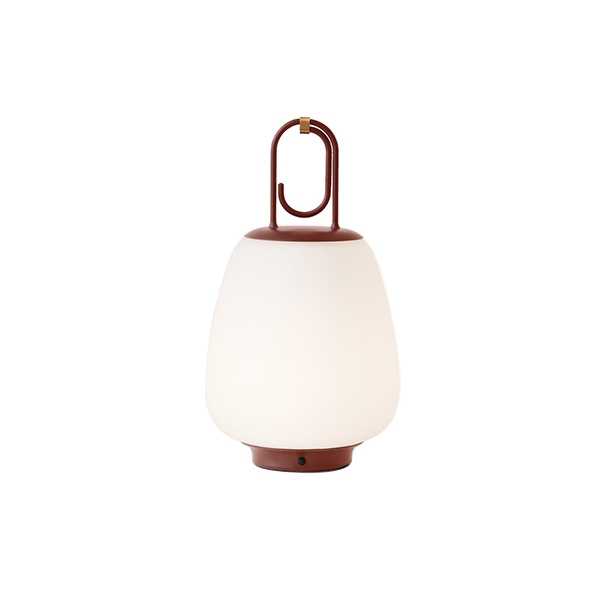 &tradition Lucca SC51 Outdoor Lamp Opal Glass and Maroon