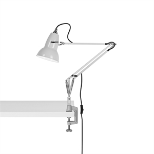 Anglepoise Original 1227 Lamp w/clamp Linen White