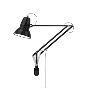 Anglepoise Original 1227 Giant Lamp w/wall Mount Jet Black