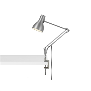 Anglepoise Type 75 Lamp w/clamp Silver Lustre