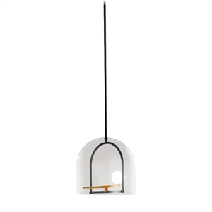 Artemide YANZI Pendant Diff. Transparent, White, Brushed Brass, Black