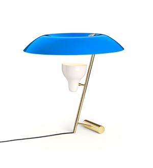 Astep Model 548 Table Lamp Brass/Blue