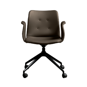 Bent Hansen Primum 4-Star Dining Chair With Wheels Black/Zenso 3 230