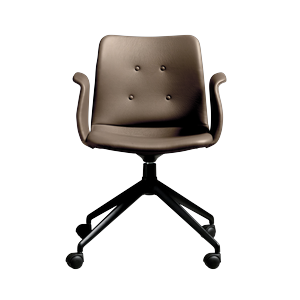 Bent Hansen Primum 4-Star Dining Chair With Swivel & Wheels Black/Zenso 3 292