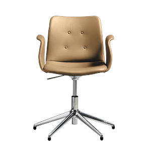 Bent Hansen Primum 5-Star Swivel Chair With Swivel Polished Steel/Zenso 3 261