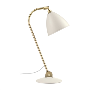 Bestlite BL2 Table Lamp Mat White & Brass
