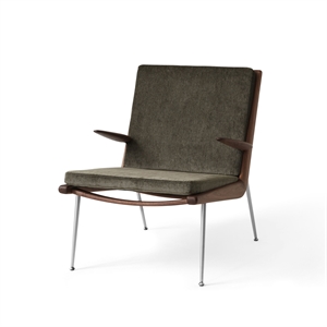&Tradition Boomerang HM2 Armchair Walnut/Duke 004/Steel