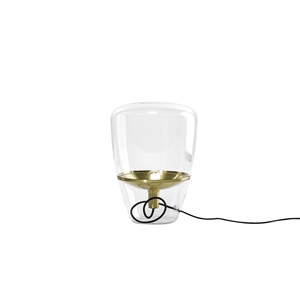 Brokis Balloons Small Table/ Floor Lamp Clear Glass/ Brass