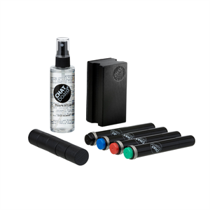 Chat Board Woody Starter Set for Boards Black Oak/ Black/ Red/ Blue/ Green