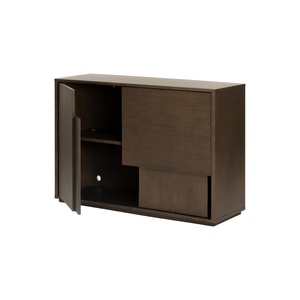 Design House Stockholm Layer Side Table Dark Oak