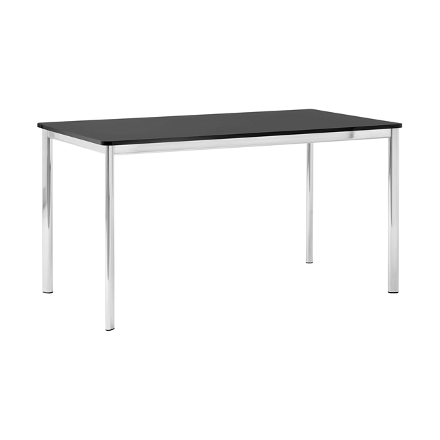 &Tradition Drip HW58 Table Black/ Polished Aluminum | AndLight