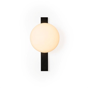 Estiluz Circ Wall Light W/plate Black