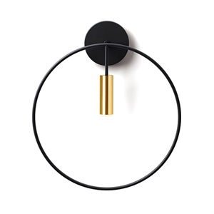 Estiluz Revolta Wall Light Gold & Black
