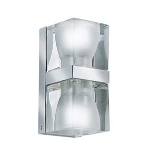 Fabbian Ice Cube Double Wall Light Clear
