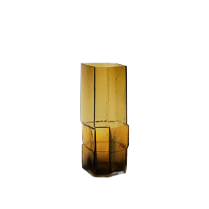 Ferm Living x Utzon Can Lis Muro Vase H30 Recycled Amber