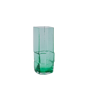 Ferm Living x Utzon Can Lis Muro Vase H30 Recycled Green