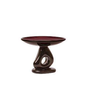 Ferm Living Damo Centrepiece Ø13 Dark Grey/Glass