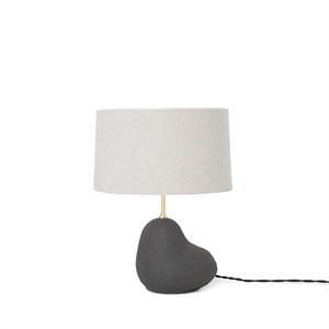 Ferm Living Hebe Table Lamp Small Black M. White Shade
