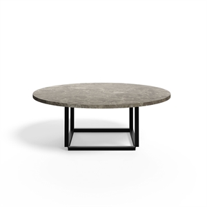 New Works Florence Coffee Table Ø90 Gris Du Marais Marble