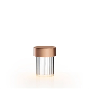 Flos Last Order Fluted Table Lamp Satin Copper