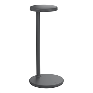 Flos Oblique Qi Table Lamp Dark Gray