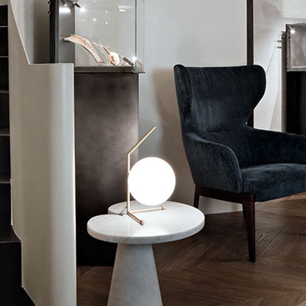 Flos IC T1 Short Table Lamp Brass |