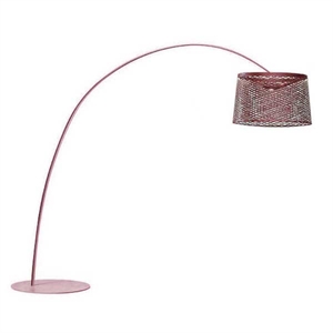 Foscarini Twiggy Grid Floor lamp Outdoor Red