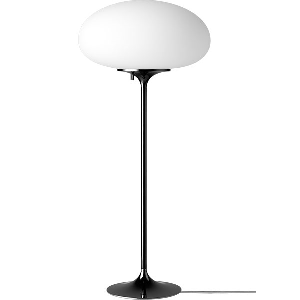 Gubi Stemlite Table Lamp Large In Black, Large Black And Chrome Table Lamps