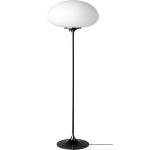 GUBI Stemlite Floor Lamp Small Black Chrome