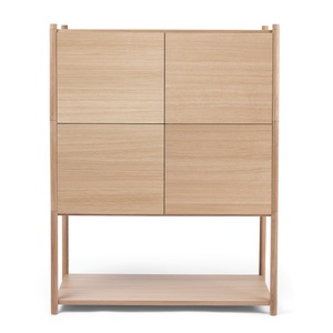 Gejst Sceene Bookcase E Light Oak