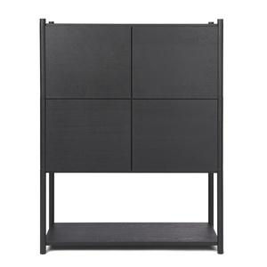 Gejst Sceene Bookcase E Black Black