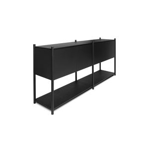 Gejst Sceene Bookcase H Black Oak