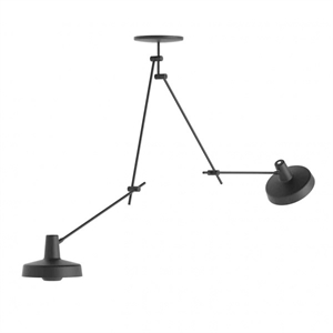 Grupa Products Arigato Ceiling Lamp Double Long Black