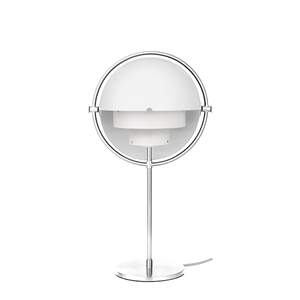 GUBI Multi-Lite Table Lamp Chrome & White