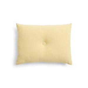 HAY Dot Linen Cushion 60x45 Soft Yellow