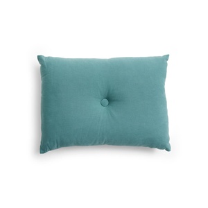 HAY Dot Linen Cushion 60x45 Petroleum