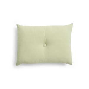 HAY Dot Linen Cushion 60x45 Pistachio Green