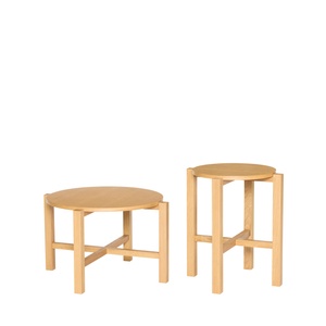 Hübsch Four Coffee Table Set of 2 Natural