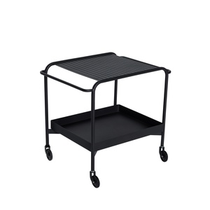 Hübsch Push Rolling Table Black