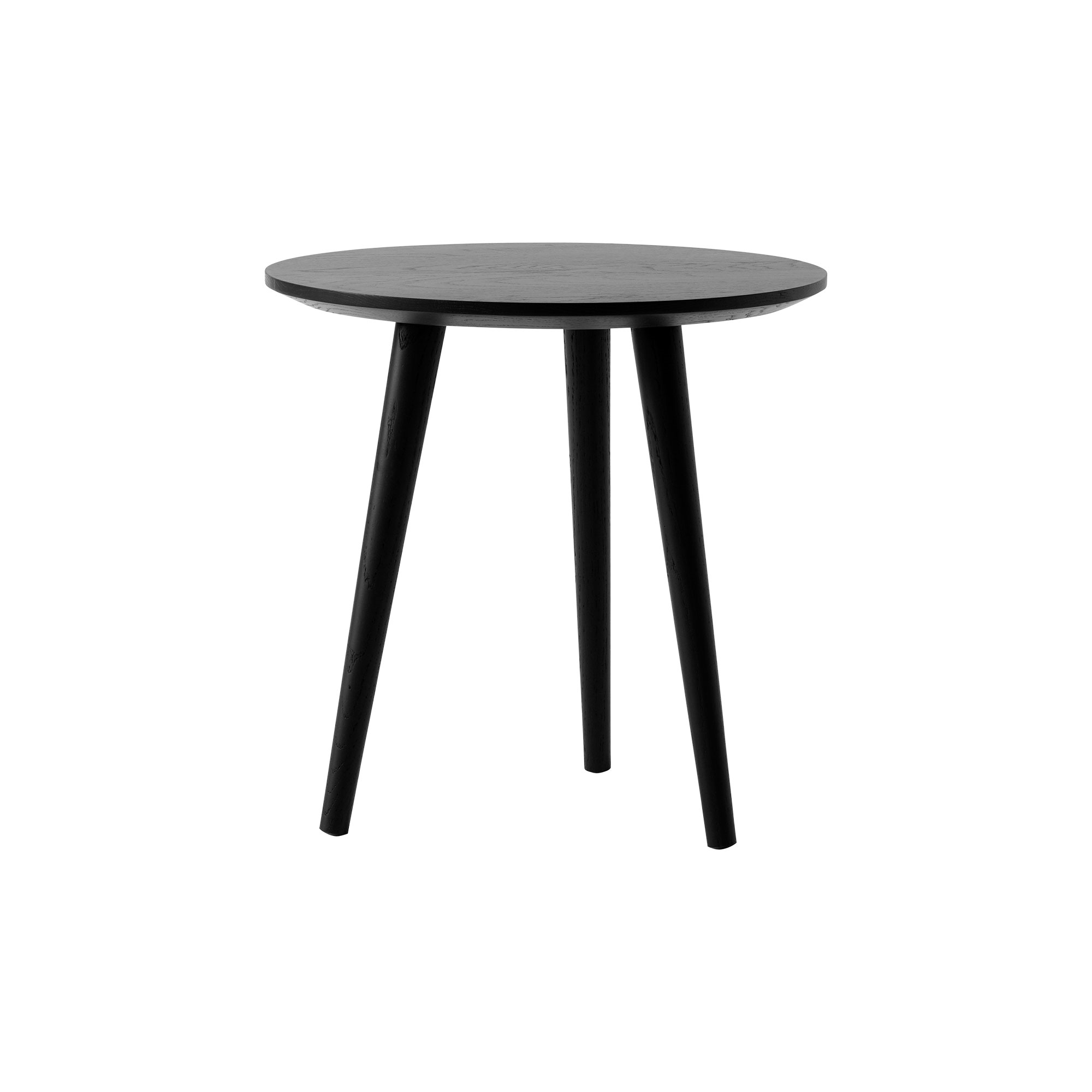 &Tradition In Between SK13 Coffee Table Black Lacquered Oak Ø48 cm
