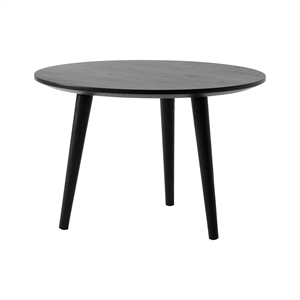 &Tradition In Between SK14 Coffee Table Black Lacquered Oak Ø60 cm