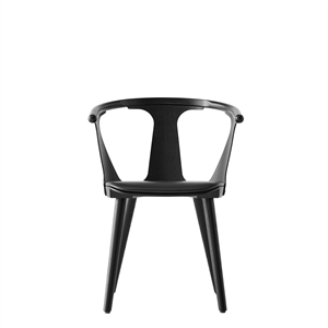 &Tradition In Between SK2 Dining Chair Black Oak/ Black Noble Leather