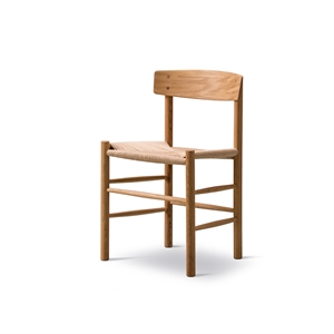 Fredericia Furniture Mogensen J39 Dining Table Chair Oiled Oak/Paper Yarn