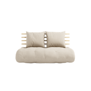 Karup Design Shin Sano Sofa With Mattress Beige/ Clear Lacquered