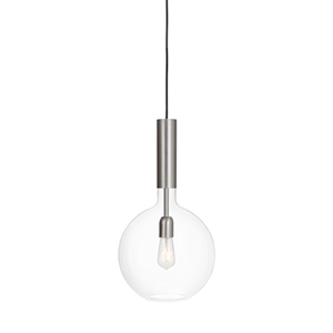 Konsthantverk Rosdala Small Pendant - Clear Glass & Raw Iron