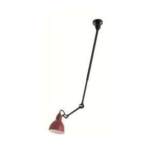 Lampe Gras N302 Ceiling Lamp Mat Black & Mat Red