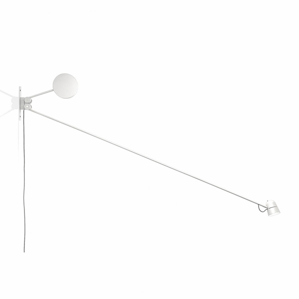 Luceplan Counterbalance Wall Lamp White