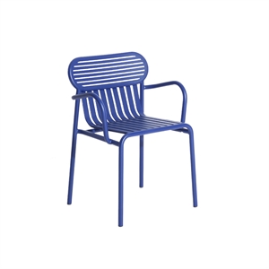 Petite Friture WEEK-END Dining Chair with Armrests Blue