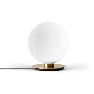 MENU TR Table & Wall Lamp Brushed Brass M. Shiny Opal Bulb